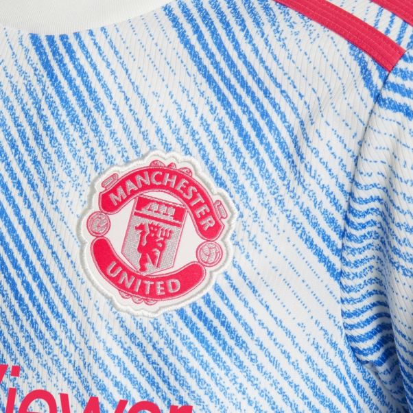 Maillot Extérieur Manchester United 21/22 Blanc Adidas