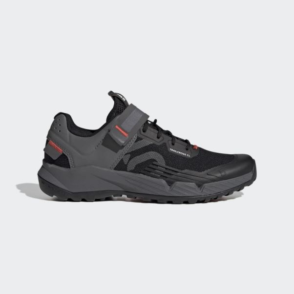 Chaussures De Vélo De Montagne Adidas Five Ten Trailcross Clip-in Rouge