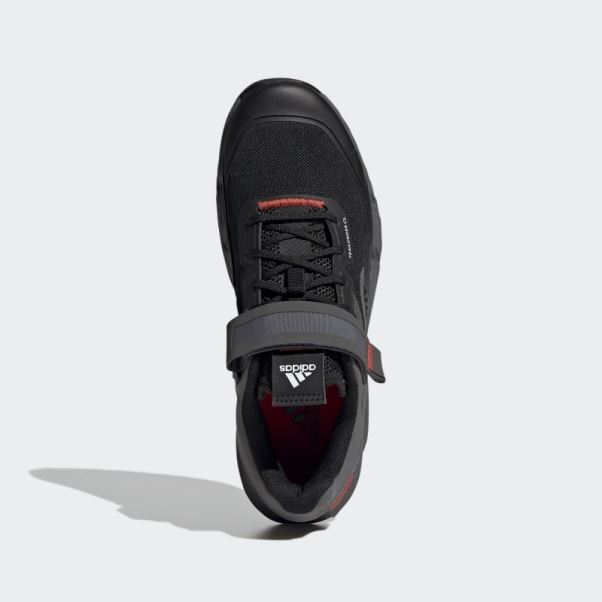 Chaussures De Vélo De Montagne Adidas Five Ten Trailcross Clip-in Rouge