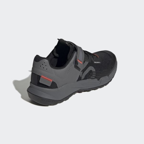 Chaussures De Vélo De Montagne Adidas Five Ten Trailcross Clip-in Rouge