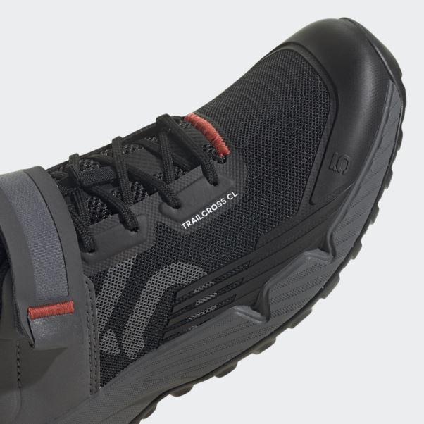 Chaussures De Vélo De Montagne Adidas Five Ten Trailcross Clip-in Rouge