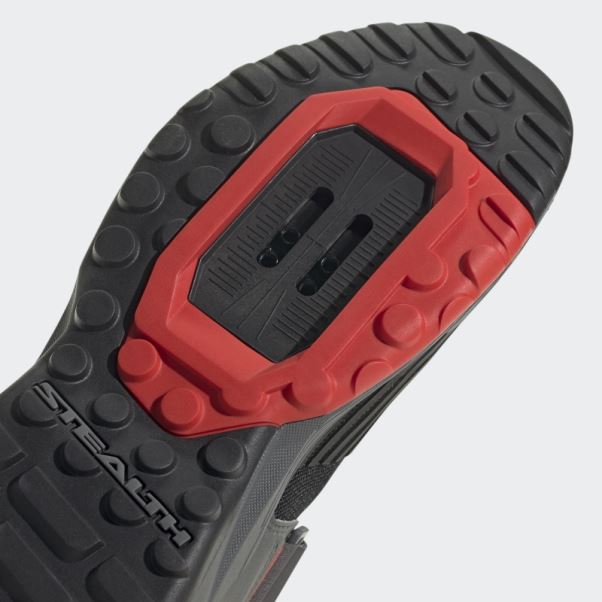 Chaussures De Vélo De Montagne Adidas Five Ten Trailcross Clip-in Rouge