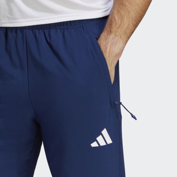 Train Essentials Pantalon D'entraînement Saisonnier Adidas Bleu Foncé