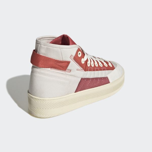 Chaussures Adidas Nizza Parley Blanches élégantes