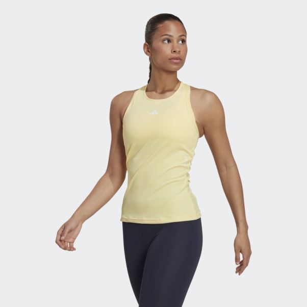 Débardeur D'entraînement Adidas Techfit Racerback Jaune