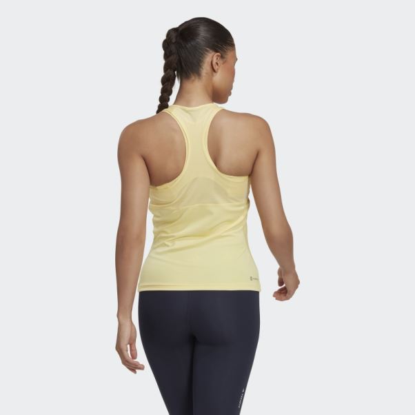 Débardeur D'entraînement Adidas Techfit Racerback Jaune