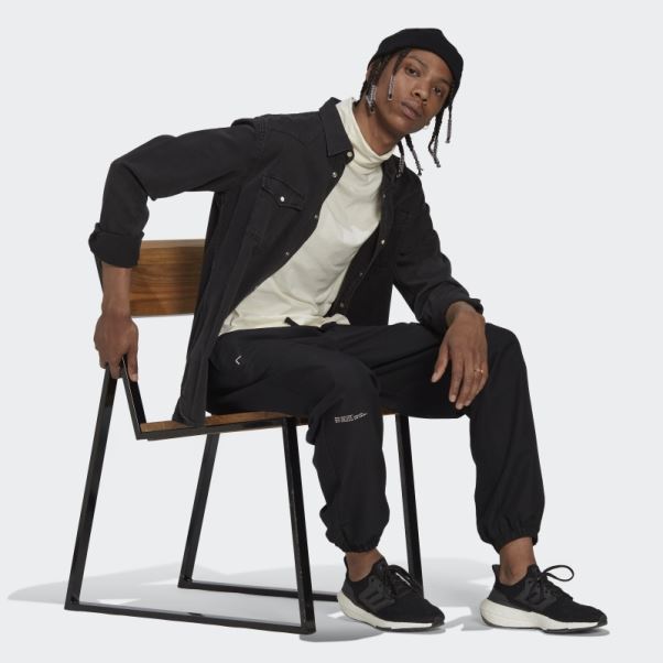 Adidas Pantalon De Survêtement Tissé Noir