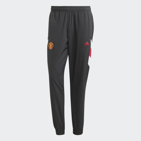 Pantalon Adidas Manchester United Icon Woven Noir