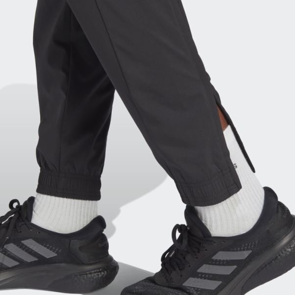 Pantalon Adidas Manchester United Icon Woven Noir
