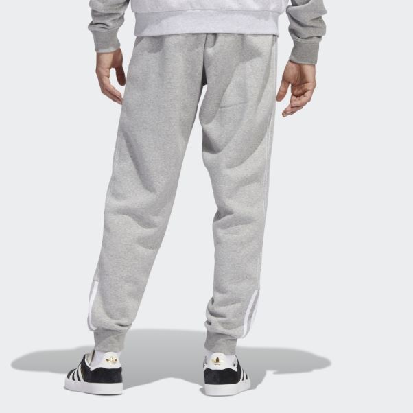 Adidas Pantalon De Jogging Polaire Sst Gris Moyen