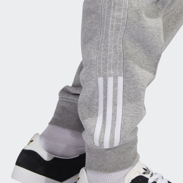 Adidas Pantalon De Jogging Polaire Sst Gris Moyen