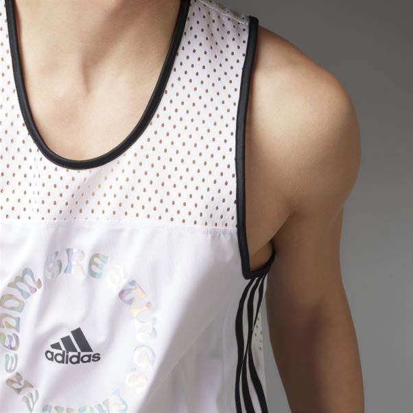 Briser La Norme Débardeur Adidas Blanc