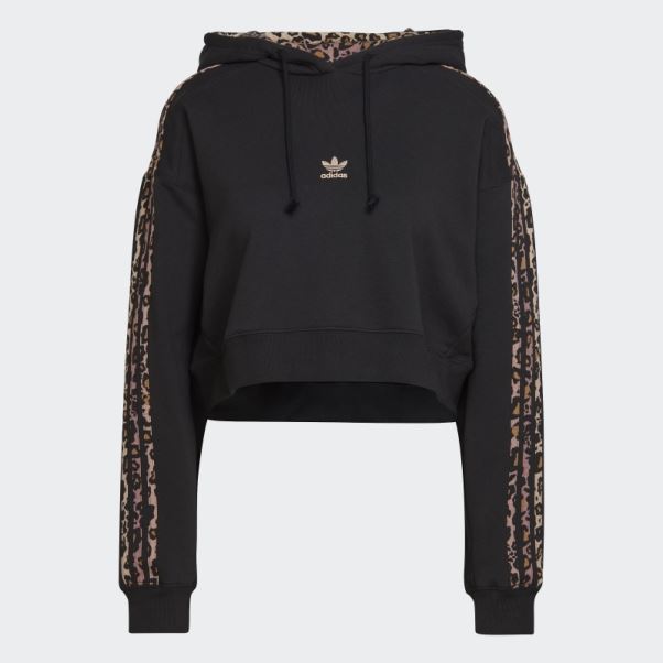 Sweat à Capuche Logo Noir Adidas