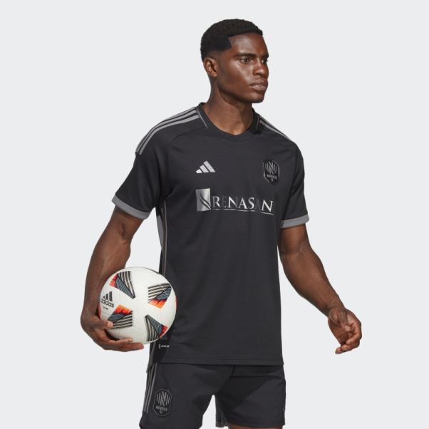 Maillot Nashville Sc 23/24 Extérieur Authentique Adidas Noir
