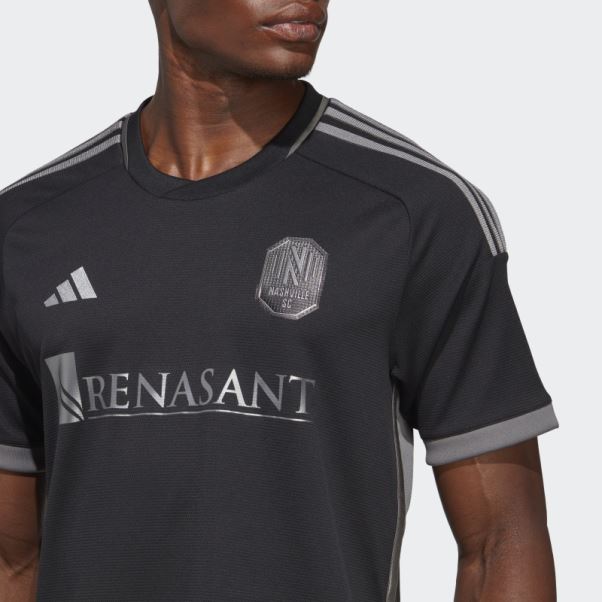 Maillot Nashville Sc 23/24 Extérieur Authentique Adidas Noir