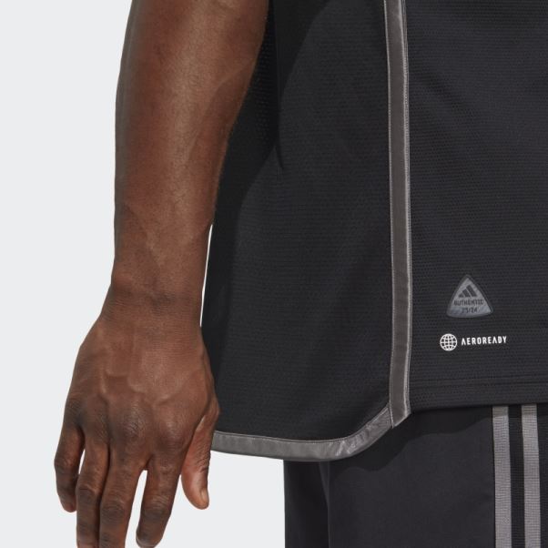 Maillot Nashville Sc 23/24 Extérieur Authentique Adidas Noir