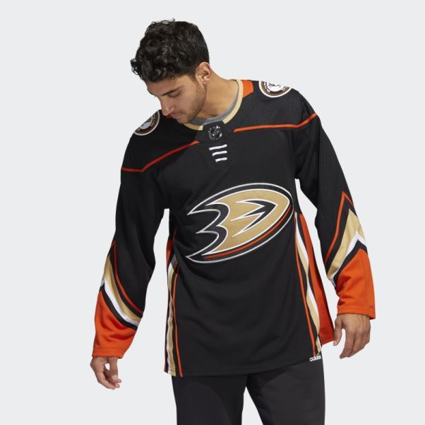 Maillot Ducks Home Authentique Adidas Noir