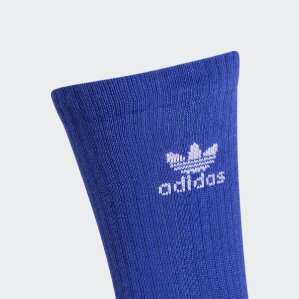 Chaussettes Adidas Trèfle Bleues 3 Paires