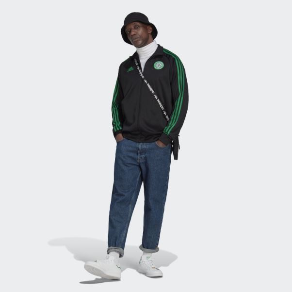 Adidas Celtic Fc Adn Veste De Survêtement Noir