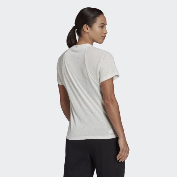Adidas Future Icons Winners 3.0 Tee Fashion Blanc Melange
