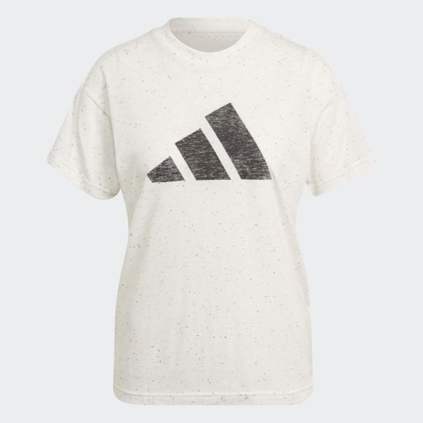 Adidas Future Icons Winners 3.0 Tee Fashion Blanc Melange