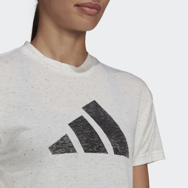 Adidas Future Icons Winners 3.0 Tee Fashion Blanc Melange