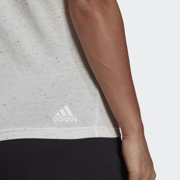 Adidas Future Icons Winners 3.0 Tee Fashion Blanc Melange