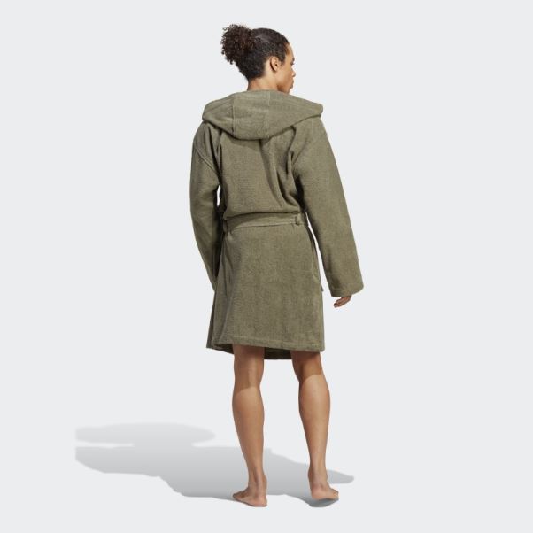 Robe De Chambre Olive Adidas