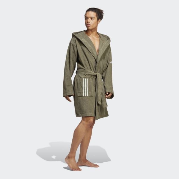 Robe De Chambre Olive Adidas