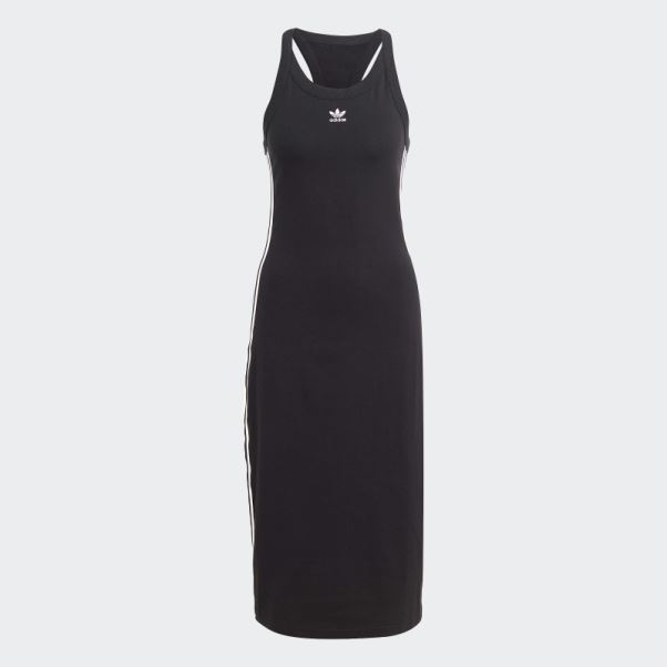 Robe Débardeur Longue Adicolor Classics 3 Bandes Noir Adidas