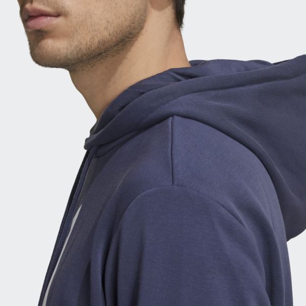 Sweat à Capuche Adidas Fc Bayern Adn Bleu Marine