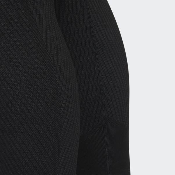 Collants D'entraînement Aeroknit 7/8 Noirs (grande Taille) Adidas