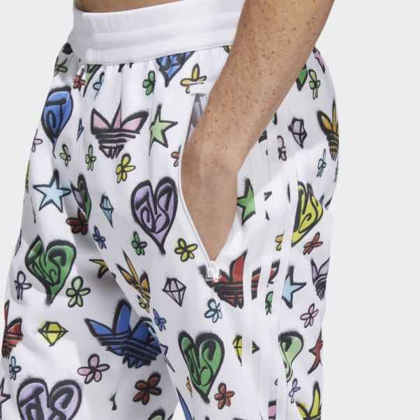 Pantalon De Survêtement Jeremy Scott Monogram Firebird Blanc (neutre) Adidas