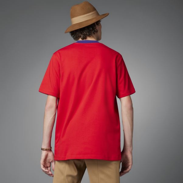 Adidas Scarlet Adicolor 70s T-shirt Grand Trèfle