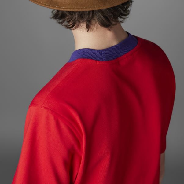 Adidas Scarlet Adicolor 70s T-shirt Grand Trèfle