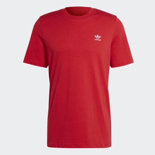 Tee Shirt Adidas Trèfle Essentials écarlate