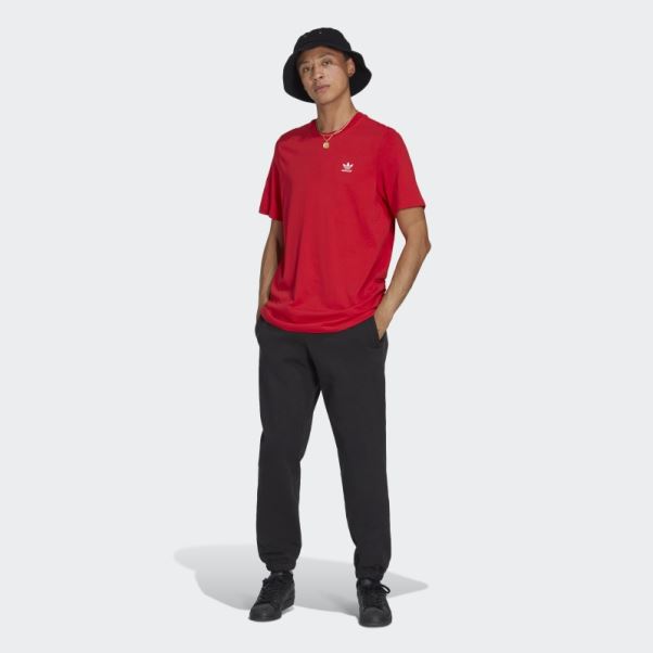 T-shirt Adidas Trèfle Essentials écarlate