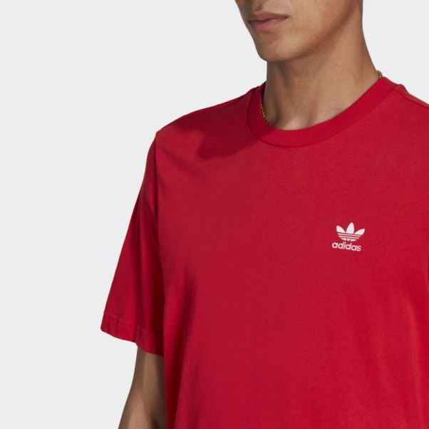 T-shirt Adidas Trèfle Essentials écarlate