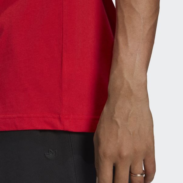 T-shirt Adidas Trèfle Essentials écarlate