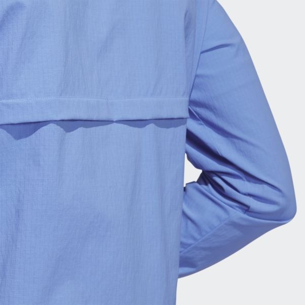 Sweat à Capuche Ripstop 1/4-zip Golf Bleu Adidas