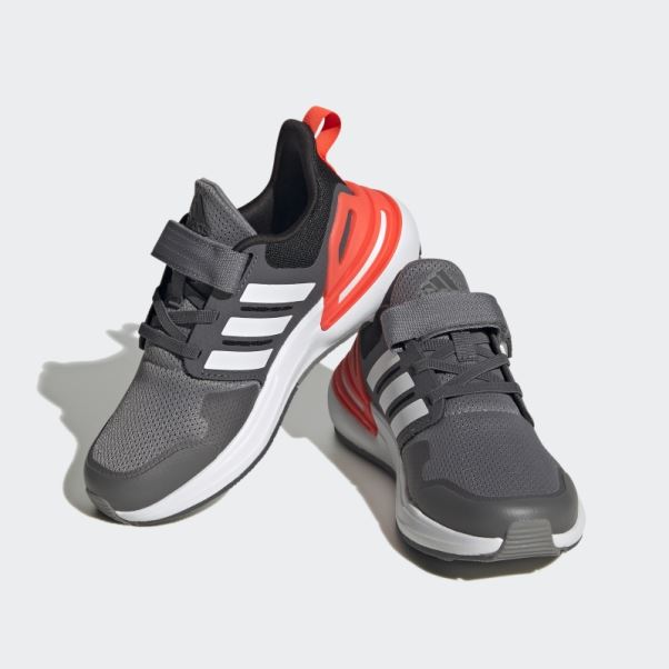 Rapidasport Bounce Elastic Lace Top Strap Chaussures Gris Adidas