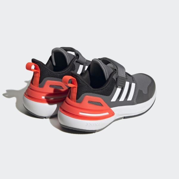 Rapidasport Bounce Elastic Lace Top Strap Chaussures Gris Adidas