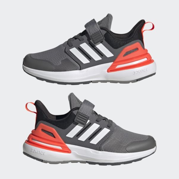 Rapidasport Bounce Elastic Lace Top Strap Chaussures Gris Adidas