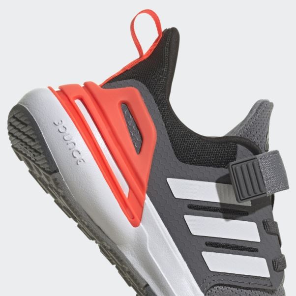Rapidasport Bounce Elastic Lace Top Strap Chaussures Gris Adidas