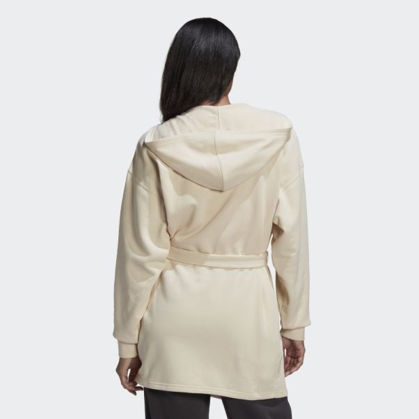 Cardigan à Capuche Adidas Blanc