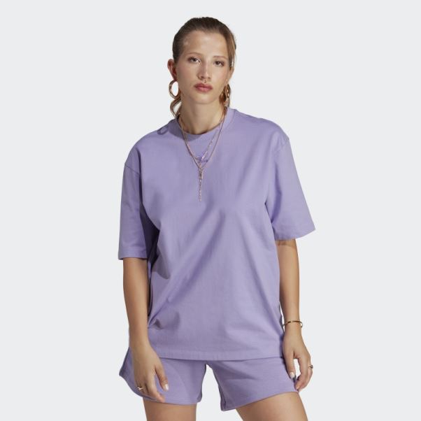 T-shirt Adidas Adicolor Essentials Lilas