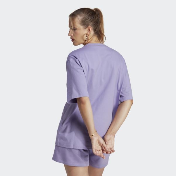 T-shirt Adidas Adicolor Essentials Lilas