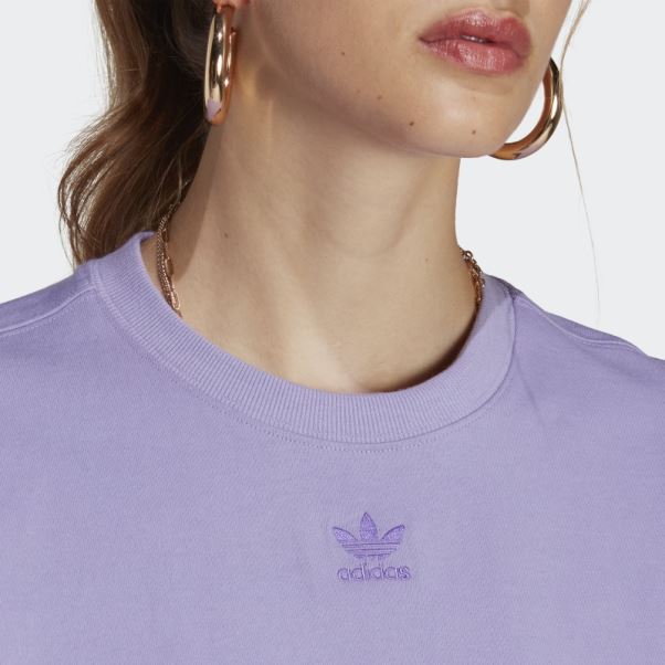 T-shirt Adidas Adicolor Essentials Lilas