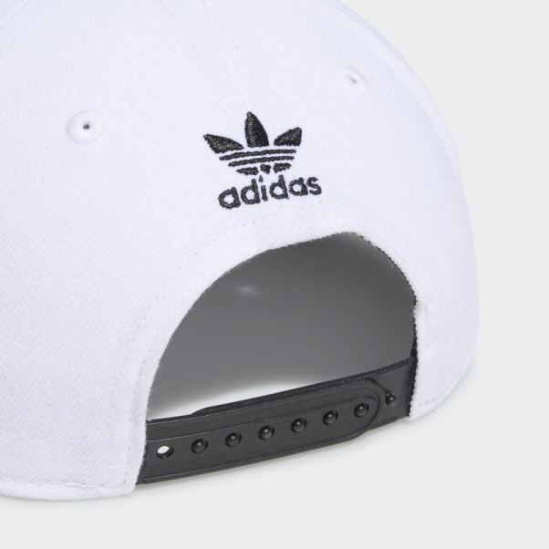 Adidas Originals Trèfle Chaîne Snapback Blanc Adidas
