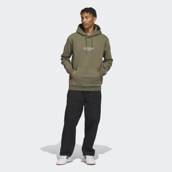 Adidas Olive 4.0 Strike Through Sweat à Capuche (non Genré)